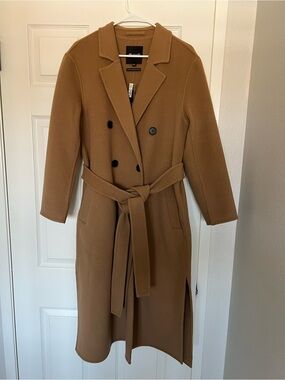 Madewell Camel Wool-Blend Coat